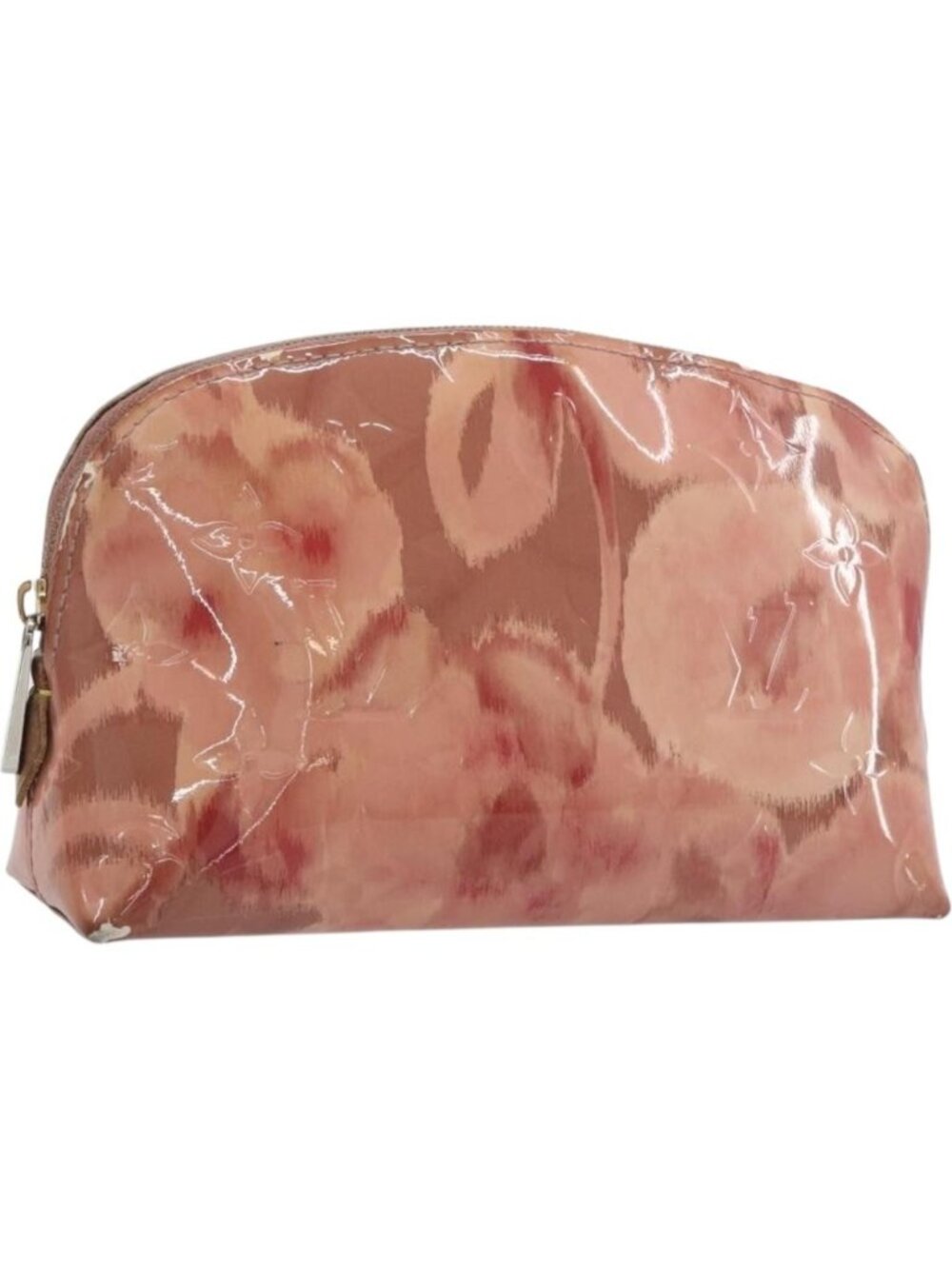 LOUIS VUITTON Monogram Vernis Ikat Flower Pochette Cosmetic M90046